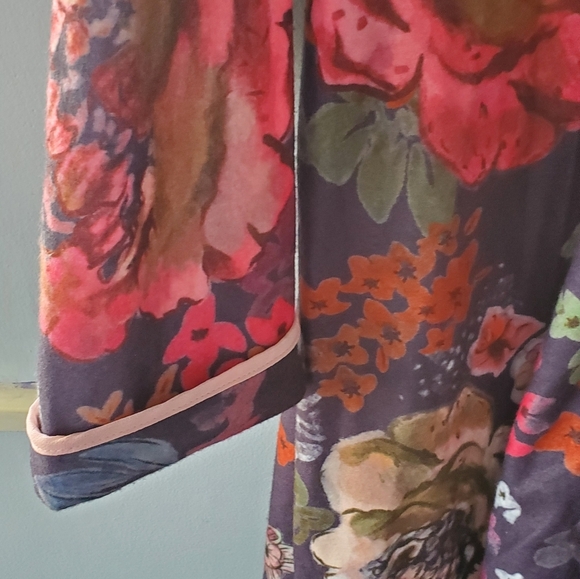 Misslook Hooded Floral Jacket Size 3XL - Picture 4 of 7